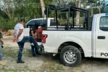 Policías fracturaron la columna de la mujer detenida en Tulum