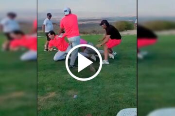 Se hace viral pelea de mirreyes en un exclusivo campo de golf