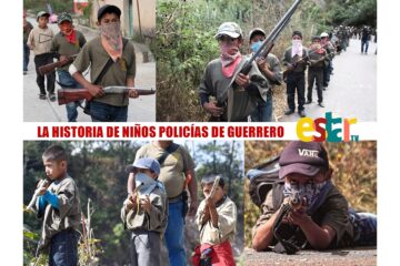 Niños de entre 7 y 11 años forman parte de la policía comunitaria en Guerrero
