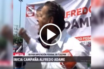Alfredo Adame inicia campaña con mentadas de madre a los automovilistas