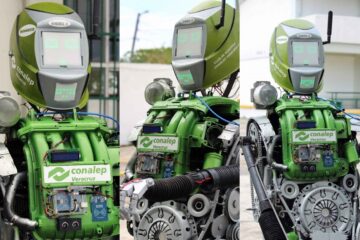 Alumnos del Conalep Veracruz crean a “Coni-1 robotcovid”