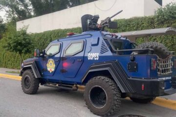 Seguridad táctica especial resguarda casa de Gobierno de Tamaulipas
