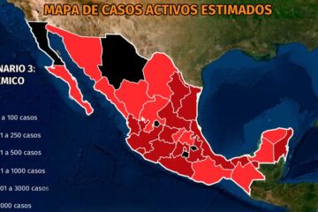Mapa del coronavirus en México 13 de agosto: ocho estados en estado crítico con saturación superior a 70%