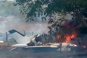 Se desploma avioneta al norte de Veracruz; hay un muerto