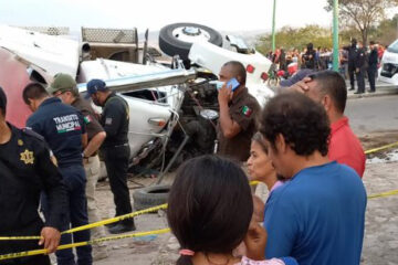 Exceso de velocidad, principal causa de accidente de migrantes en Chiapas: FGR