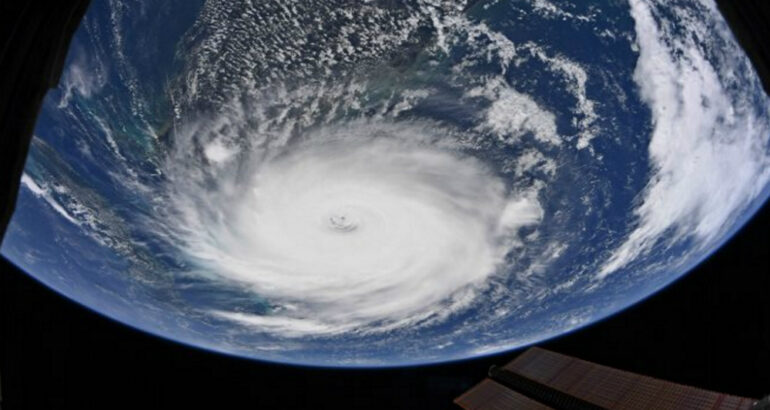 Huracan Dorian visto desde el espacio. Foto de Notimex / Archivo