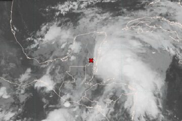 Sube 70% probabilidad de depresión tropical en sureste del Golfo de México