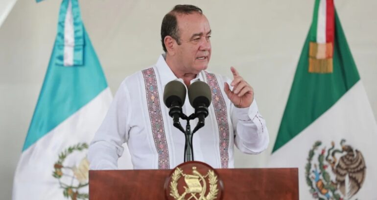 Alejandro Giammattei. Foto de Gobierno de Guatemala