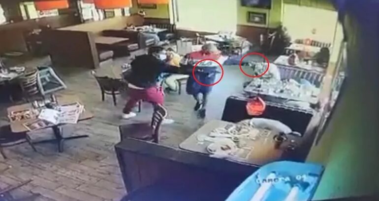 Asesinato en restaurante de Ciudad Juárez. Captura de pantalla