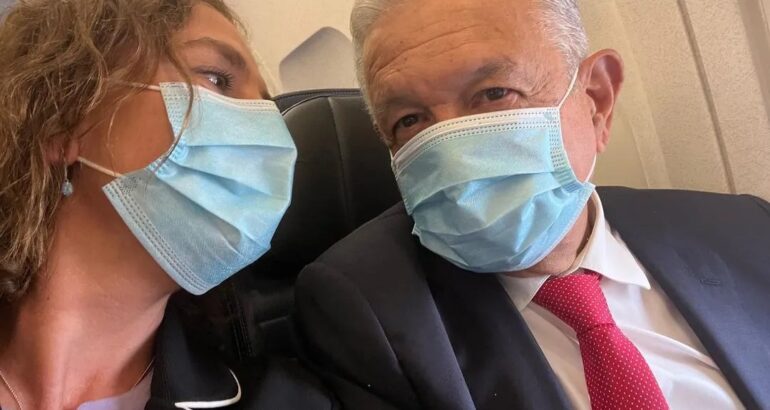 Viaje de López Obrador a Washington DC. Foto de @beatrizgutierrezmuller