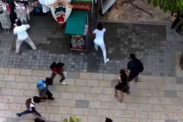 #Video Balacera en Quinta Avenida del Playa del Carmen deja 3 heridos y 7 detenidos