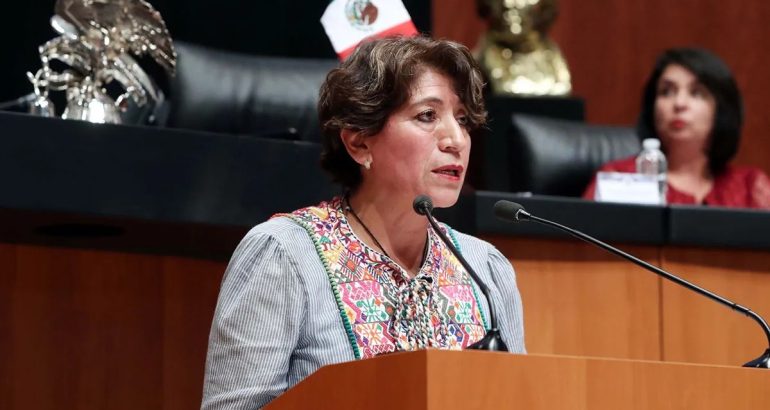 Delfina Gómez regresa al Senado de la República. Foto de Senadores de Morena