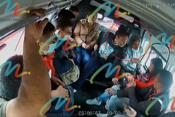 #Video Supuestas ‘dulceras’ asaltan transporte público en Ecatepec