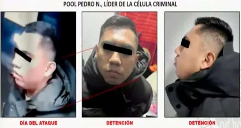 Pedro Pool N., presunto líder de célula criminal implicada en atentado contra Ciro Gómez Leyva. Foto de SSC-CDMX