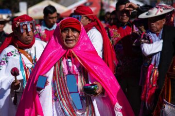 Indígenas tzotziles celebran a San Sebastián Mártir en Chiapas