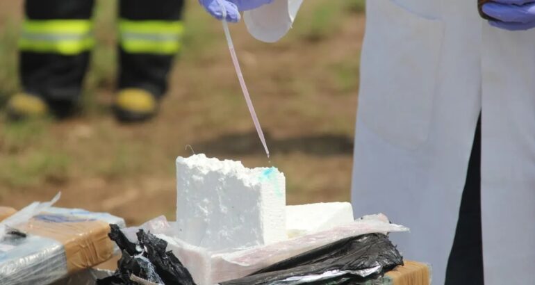 Destrucción de cocaína en México. Foto de Semar / Archivo