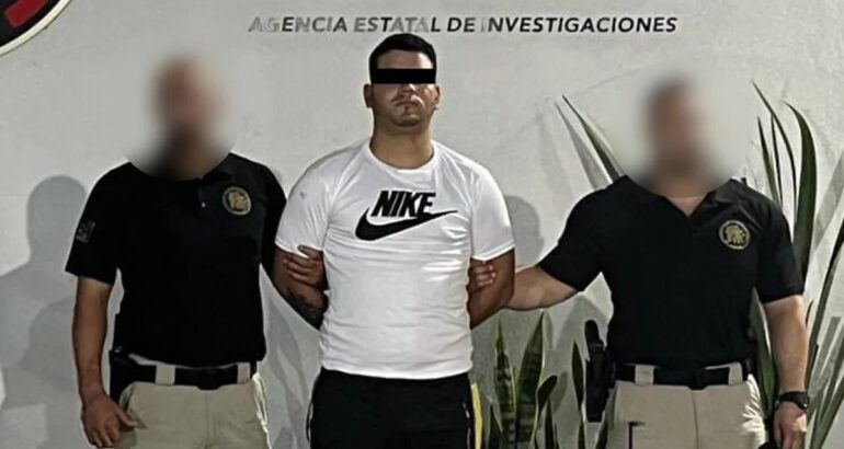 En la foto, Martín 'N', detenido por el caso de Bionce Amaya Cortez. Foto de Ficalía NL