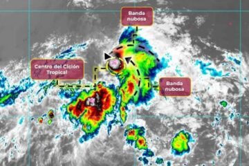 Este viernes se formó la depresión tropical Cuatro-E en el Océano Pacífico.