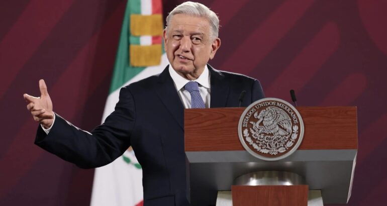 Andrés Manuel López Obrador, presidente de México. Foto de EFE