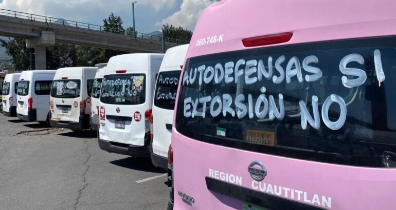 Transportistas del Edomex conforman grupos de autodefensas. Foto de El Sol de Toluca