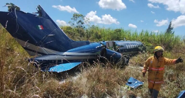 Jet accidentado en aeropuerto de Veracruz. Foto de @NBCDiario