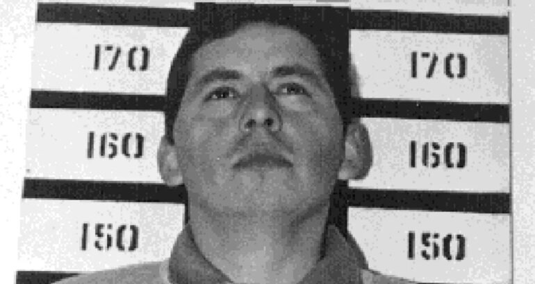 Mario Aburto en el penal de Almoloya, 8 de enero de 1997. Foto de PGR