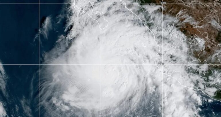 Huracán Norma. Foto de GOES / NOAA