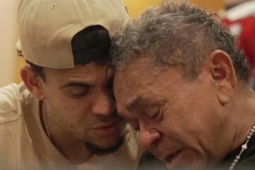 Video Luis Díaz se reencuentra con su padre, quien fue secuestrado por el ELN