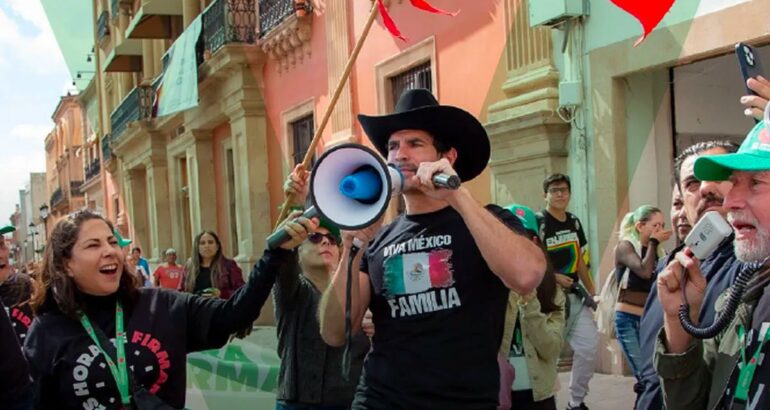 Eduardo Verástegui, ex aspirante independiente a la Presidencia de México. Foto de @EduardoVerastegui