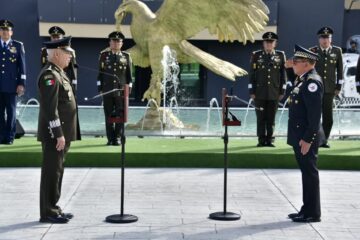 El general Hernán Cortés Hernández protesta como Comandante Interino de la Guardia Nacional