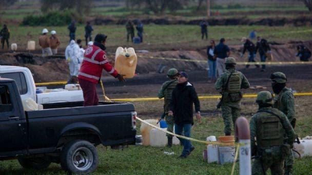 Tlahuelilpan, Hidalgo, tras el estallido de toma de ducto. Foto: Miguel Dimayuga.