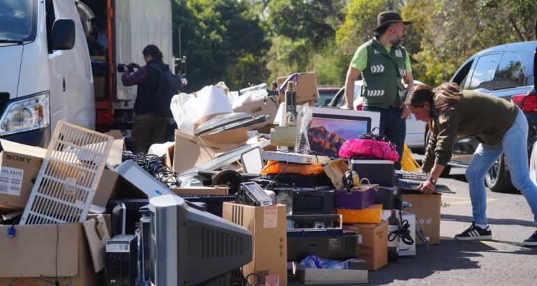 Más de 70 toneladas de desechos electrónicos en reciclaje, celebra el Gobierno de la CDMX.