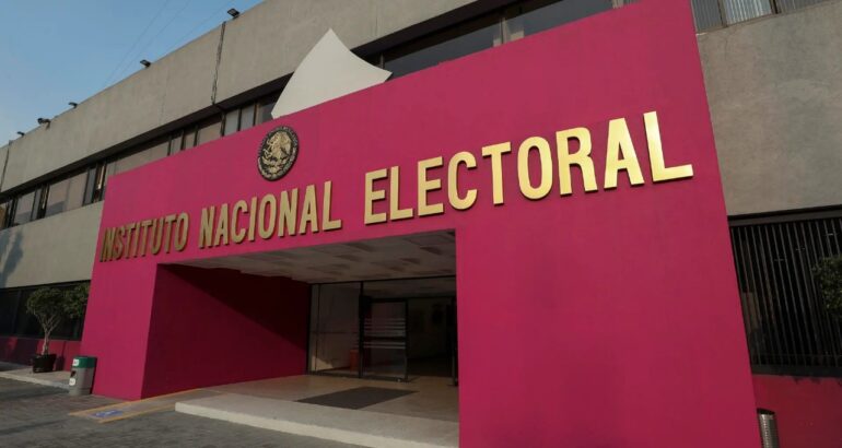 Imagen del edificio del Instituto Nacional Electoral (INE),Foto de EFE/ Isaac Esquivel