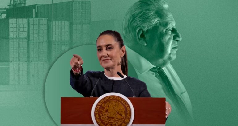 La presidenta confirmó a Rafael Marín Mollinedo como director de aduanas | Foto: Jesús Avilés / Infobae México.