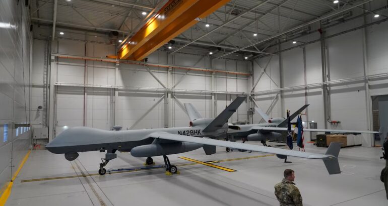 Foto de archivo. Un dron MQ-9 Reaper de la Fuerza Aérea de EEUU. (REUTERS/Janis Laizans).