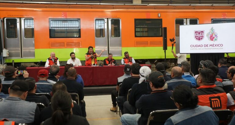 Asegura Brugada que la línea A del Metro se convertirá en el corazón de la movilidad en la metrópoli.