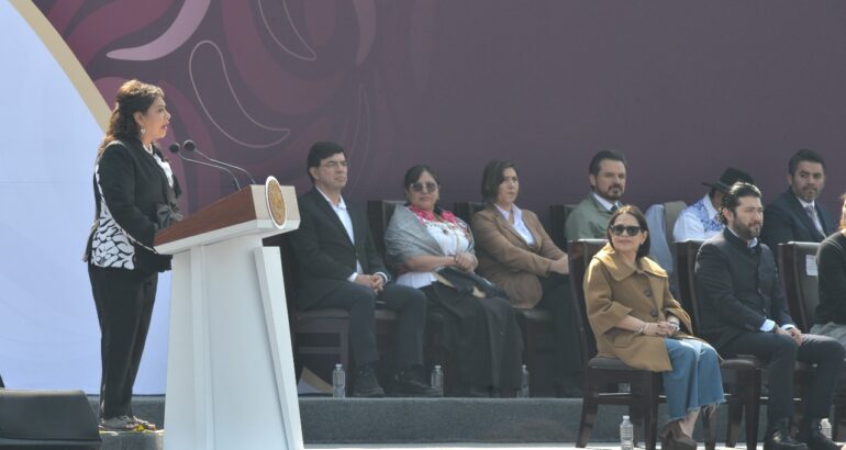 Brugada afirma que “Cuauhtémoc representa la defensa de la soberanía” durante homenaje al último gobernante del México Tenochtitlán.