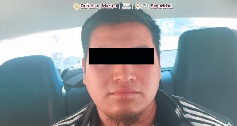 El hombre fue capturado en el municipio de Texcoco, Edomex |Crédito: @OHarfuch.