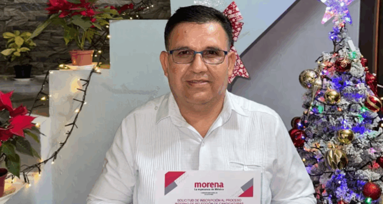 Germán Valencia candidato de Morena a la alcaldía de Coxquihui, Veracruz (@german.anuar.valencia).