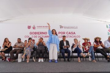 Anuncia Brugada transformación integral de la colonia Campamento 2 de octubre alcaldía Iztacalco