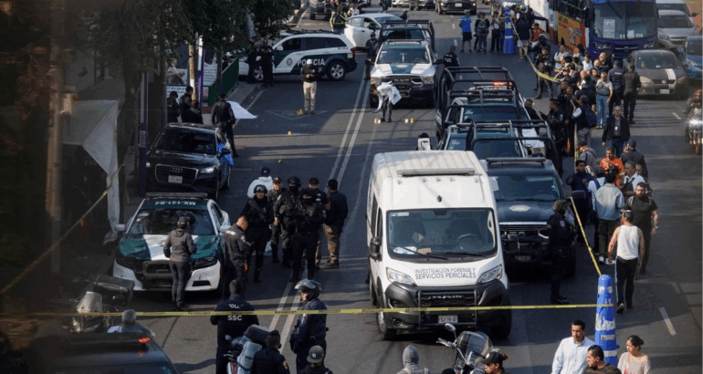 El ataque de registro la mañana de este martes 20 de mayo en la calzada de Tlalpan y la calle Napoleón en la colonia Moderna, de la alcaldía Benito Juárez.