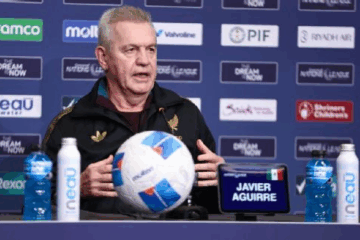 Entrega Javier Aguirre prelista de 60 jugadores para la Copa Oro.