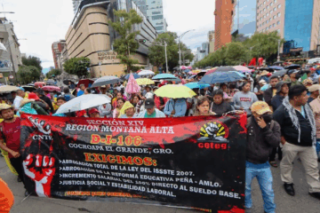 Rechaza CNTE propuesta del Gobierno; intensifican movilizaciones en CDMX.