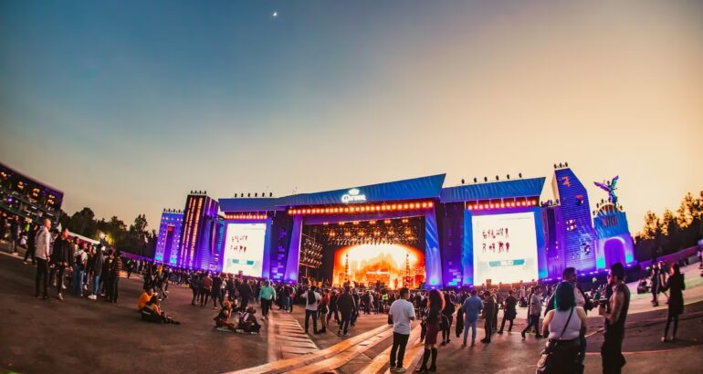 Asistentes al festival Corona Capital 2023, en Ciudad de México. Medios y Media (Getty Images)