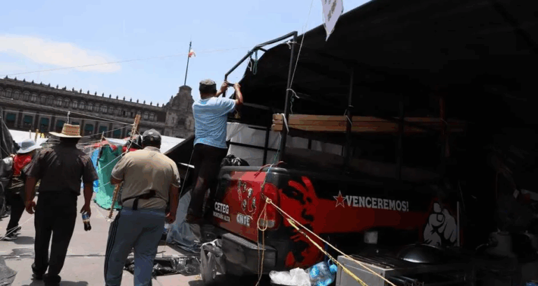 Se prevé la retirada de la CNTE este viernes 6 de junio. | Foto: Octavio Hoyos