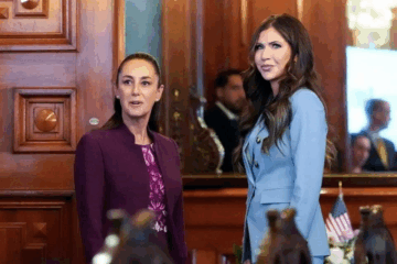 Acusa Kristi Noem a Sheinbaum de alentar las protestas en LA.