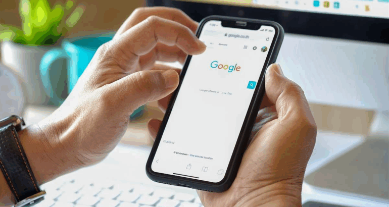 Un usuario de Google. Foto: Dreamstime