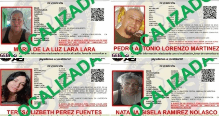 Localización de personas desaparecidas en NL. Foto de Fiscalía de Nuevo León