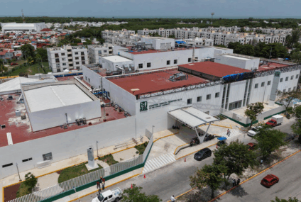 Supervisa Sheinbaum obra del Hospital Gineco-Pediatría N 15 del IMSS en Campeche.