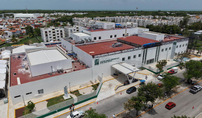 Presidenta supervisa obra del Hospital de Gineco-Pediatría N° 15 del IMSS en Campeche, se inaugura el 30 de octubre